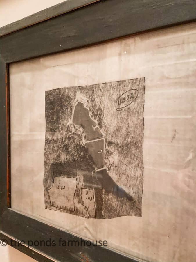 Frame maps and other family history memorabilia to add to your family photos.  