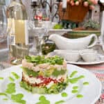 Cobb Salad Stack with chicken for Spring Fling Salad Bar