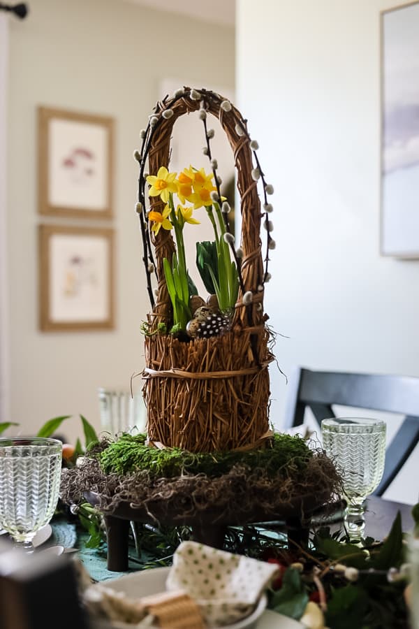 Jennifer's creative Spring table setting.