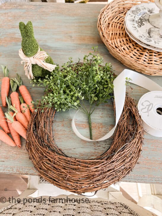 How To Make the Easiest Easter Wreath DIY With Dollar Tree