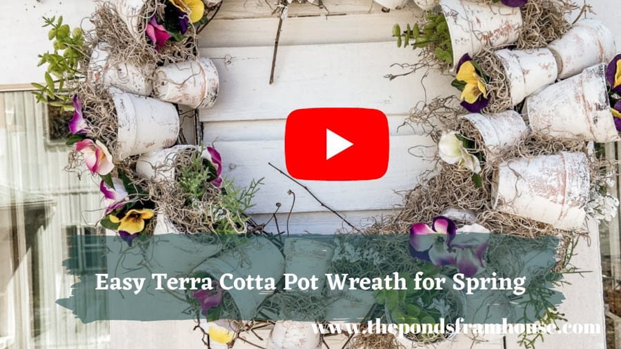 Video for DIY Terra Cotta Wreath Tutorial.  