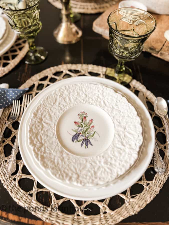 Thrift Store Tip - look for vintage dishes in thrift stores this year.  