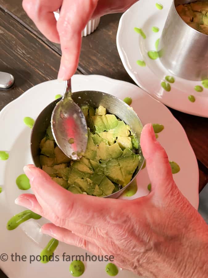 Add Avocado as an ingredient for Cobb Salad Stack - Layered Salad Recipe Idea for a brunch