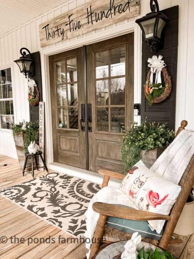 Budget Easter Front Porch Ideas