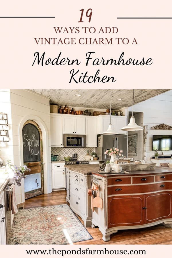 19 Ways To add Vintage Charm To A Modern Farmhouse Kitchen