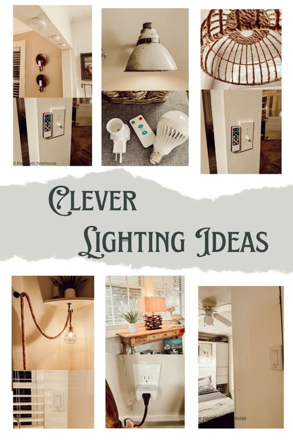 Clever lighting ideas.