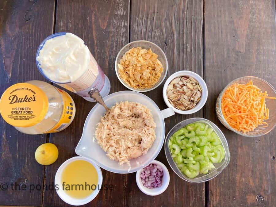 Ingredients for Hot Chicken Salad Recipe