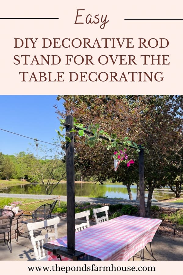 Easy To Make Decorative Stand for Over the Table Decorating.