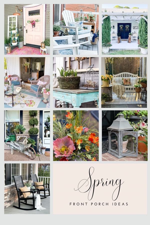 Spring Front Porch Ideas for Ideal Porch Sitting