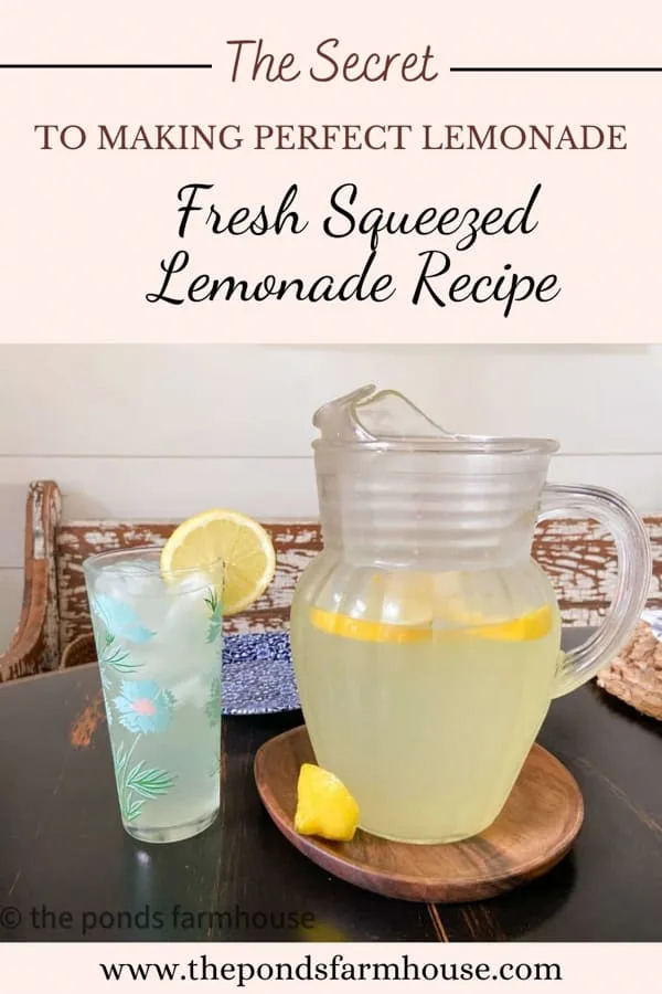 The secret to making perfect Fresh Squeezed Lemonade Recipe