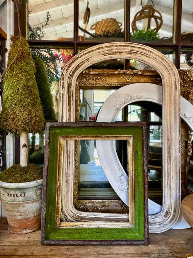 How To Make a Wall Art Gallery with DIY Moss Frames