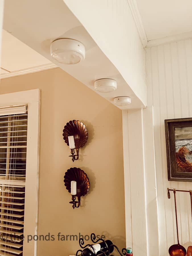 How To add lighting to a tiny cottage remodel without hiring an electrician.