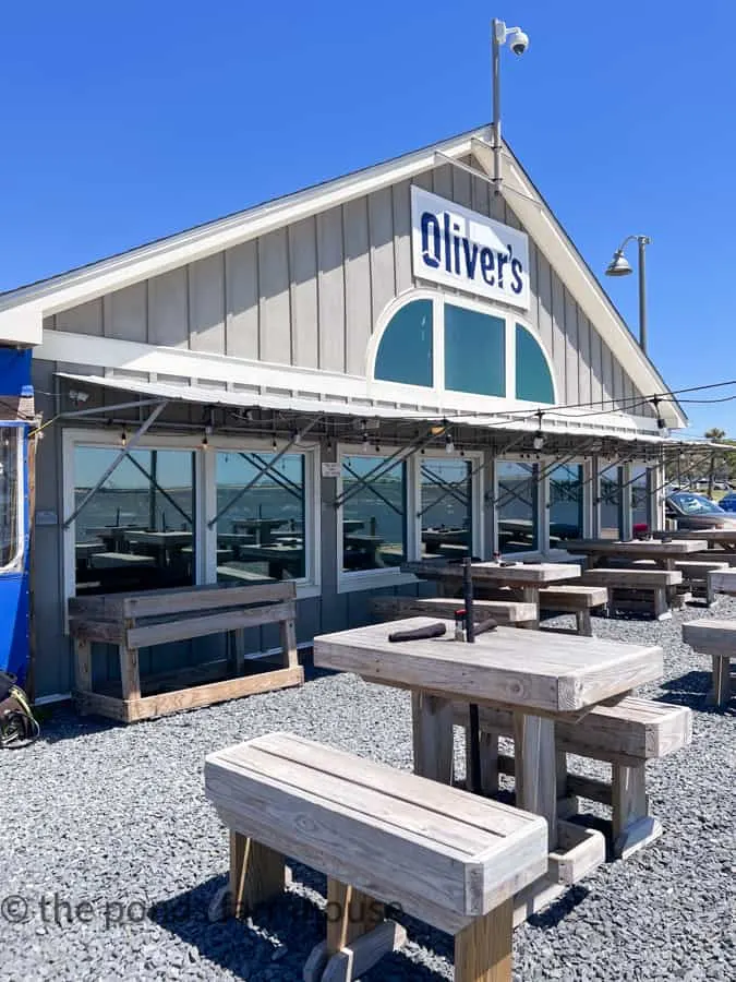 Olivier's on the Cape Fear is a great lunch spot in Southport, NC 