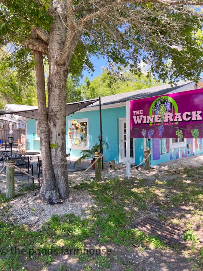 The wine rack on Howe Street, Southport NC