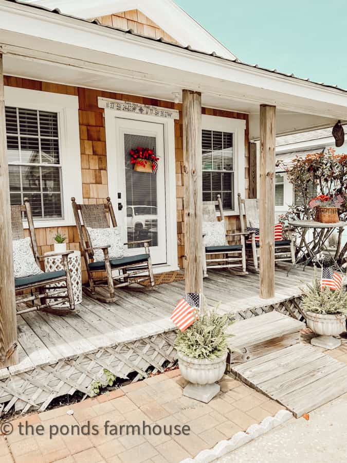 Patriotic Beach Cottage for the 4th of July