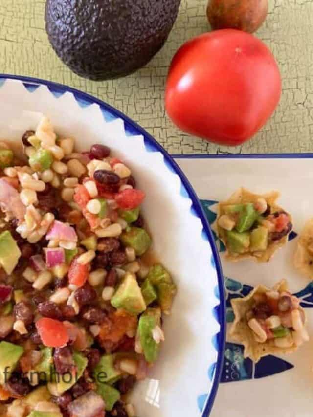 Tasty and fresh appetizer recipe. 
 tomato-avocado-corn-salsa-1.jpg