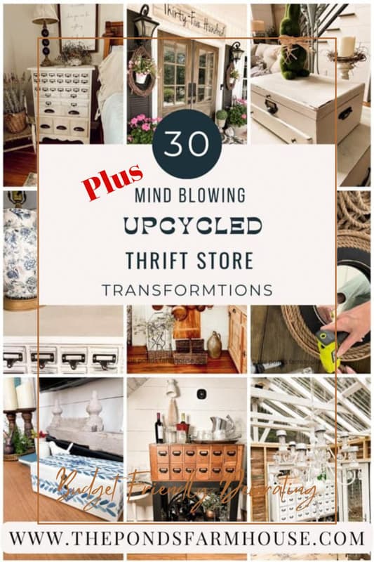 30 plus upcycled thrift store transformations 