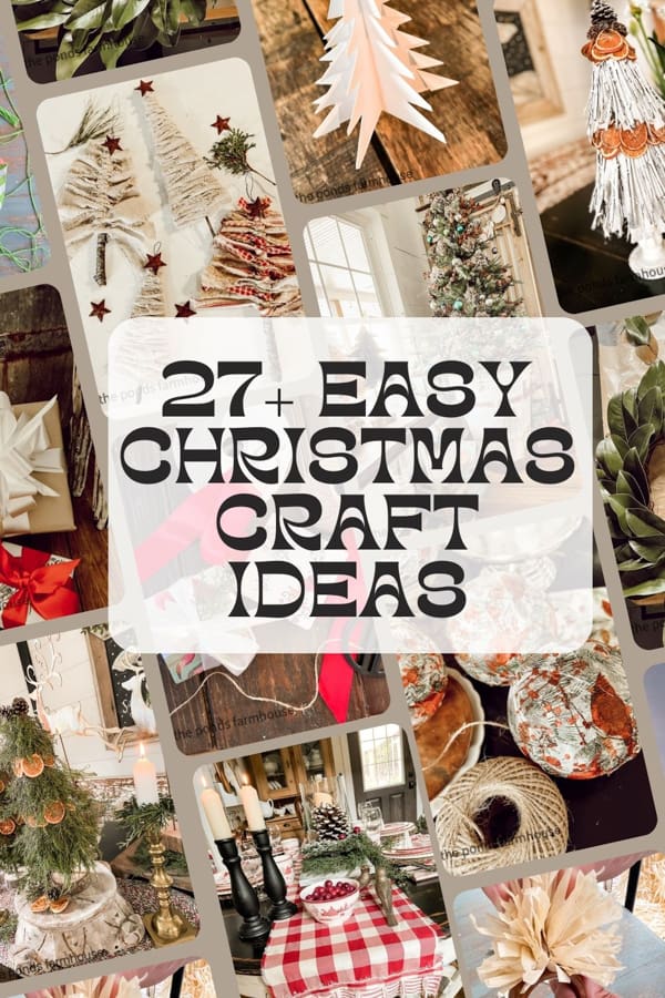 27+ Easy Christmas Craft Ideas