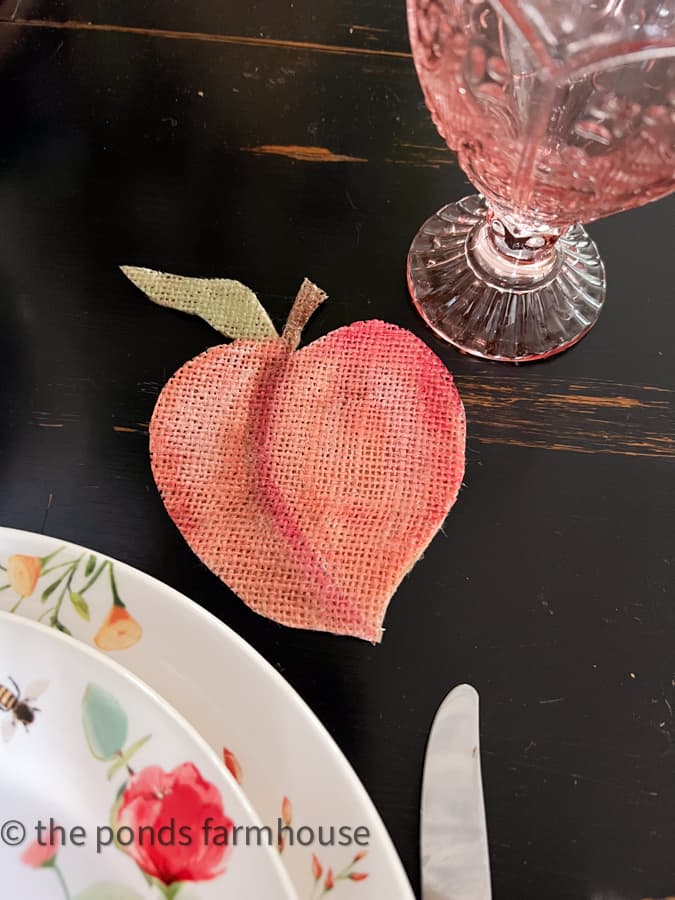 How to make Coasters with burlap fabric will protect table tops from water rings. 