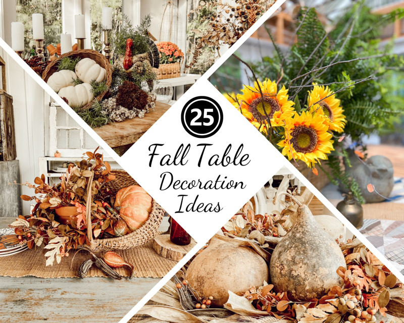 25 Fall Decorations Table Ideas