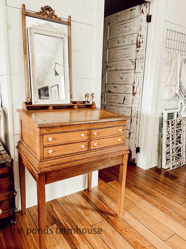 Vintage / Antique Store Desk - Thrift Store Find