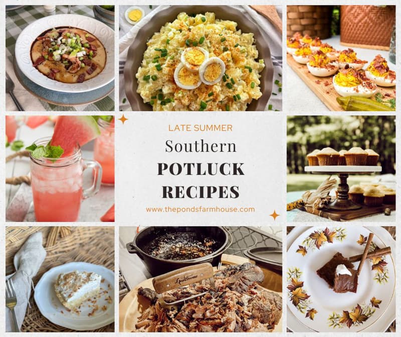 Southern Potluck Dinner Recipes that are sure to please the guests. Best Southern recipes