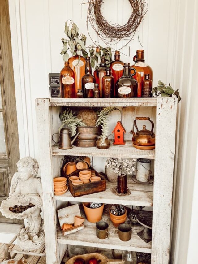 How To Decorate with  Vintage Treasures and Thrifted Collectibles )
