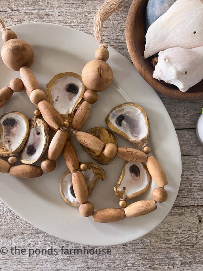 DIY Cottage Oyster Shell Garland: A Unique Coastal Craft