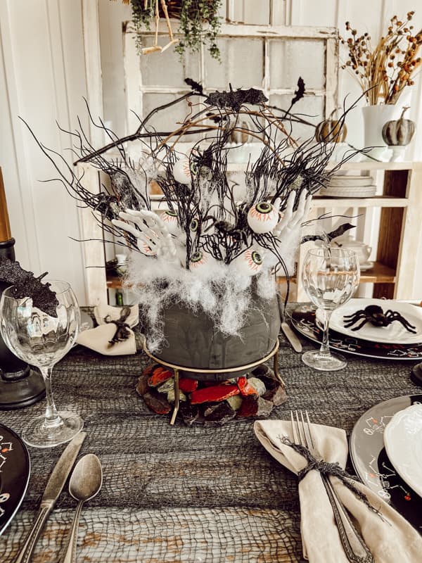 Halloween Centerpiece for Adult Supper Club Dinner Party Themed  Party Ideas