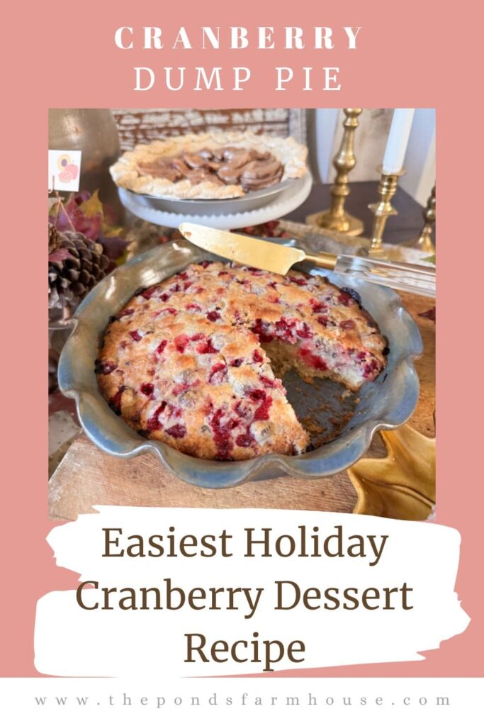 Cranberry Dump Pie Easy Sweet and Tangy Cranberry Dessert Recipe 