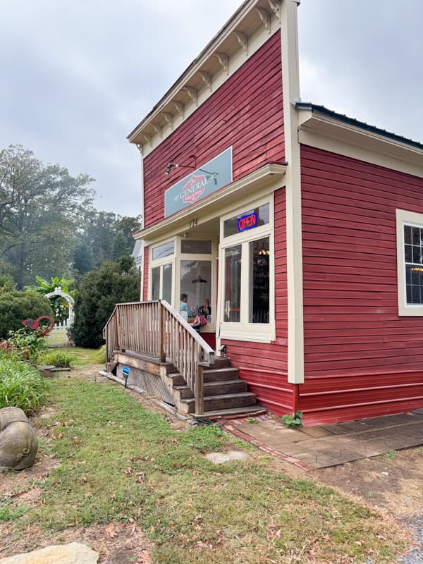 The General Wine and Brew Bar is a renovated old store in Seagrove, NC in the North Carolina Pottery Capital.