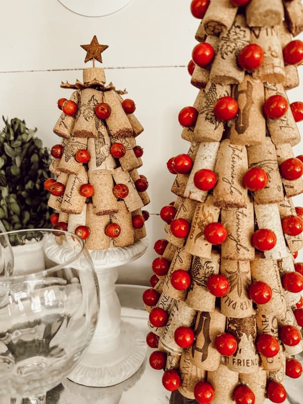 Recycle Wine Cork Christmas Tree Tutorial
