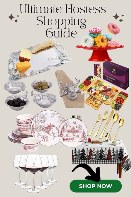 Ultimate Hostess shopping guide for Christmas entertaining