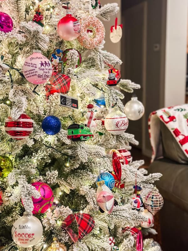 Traditional tree with family treasures