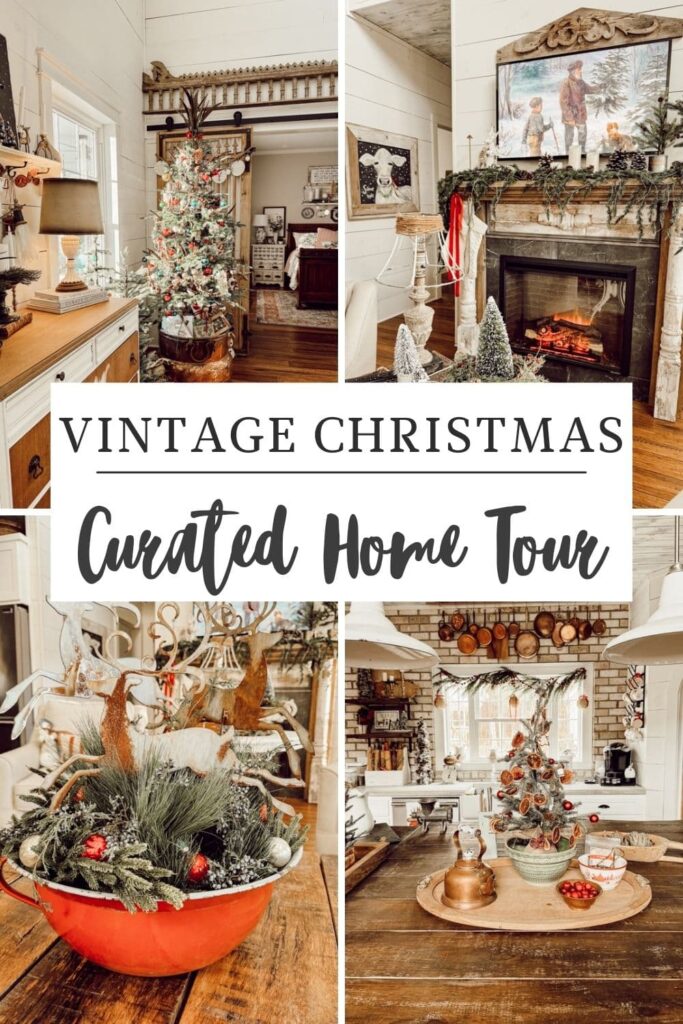 Vintage Christmas Curated Home Tour 
