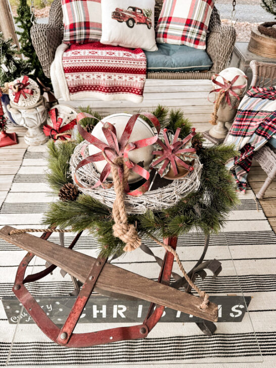 Cozy Country Christmas Porch: Winter Wonderland Budget Tips