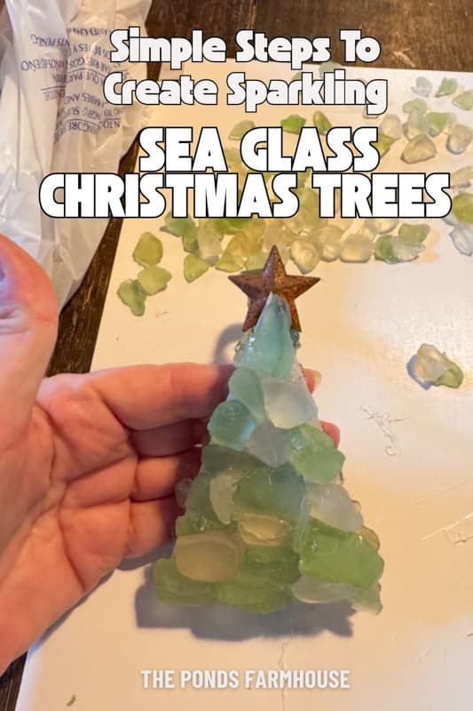 Create Sea Glass Christmas Trees