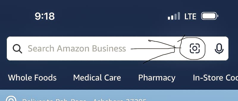 How to search for items with the Amazon App Camera.  