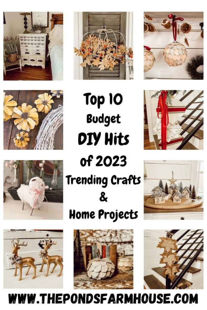 Top 10 Budget DIY Hits of 2023 Trending Crafts and home projects Poplular DIY Projects. 