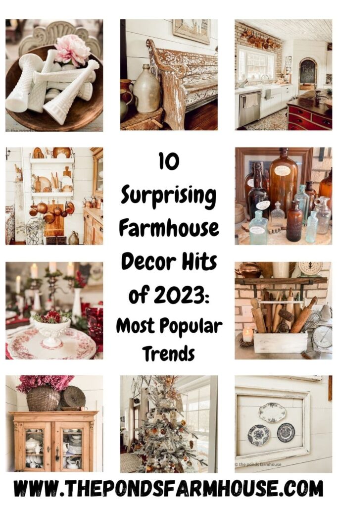10 Surprising Farmhouse Decor Hits of 2023 - Trending Popular Decorations.  