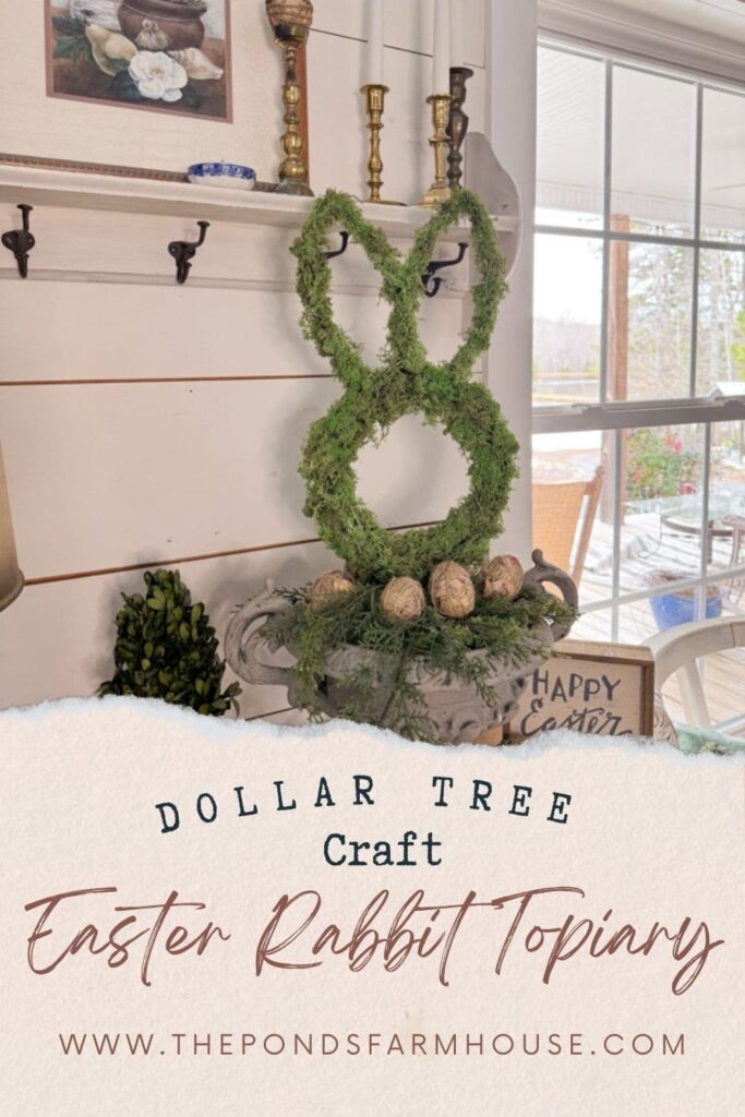 Dollar Tree Craft Easter Bunny Decorations