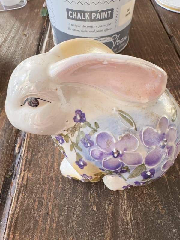 Thrift Store bunny before.