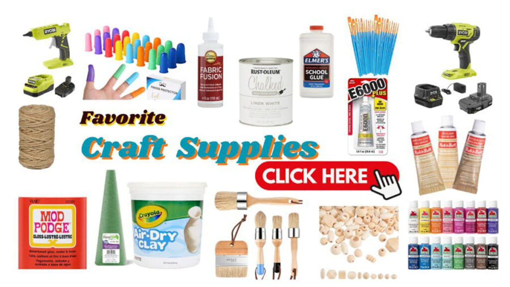 Favorite Craft Supplies for DIY projects.