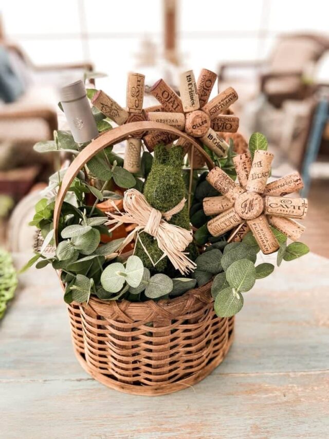 Creative Friendship Easter Basket For Wine Lover