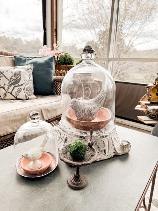 21 + Inspiring Ways To Decorate with Glass Cloche Domes