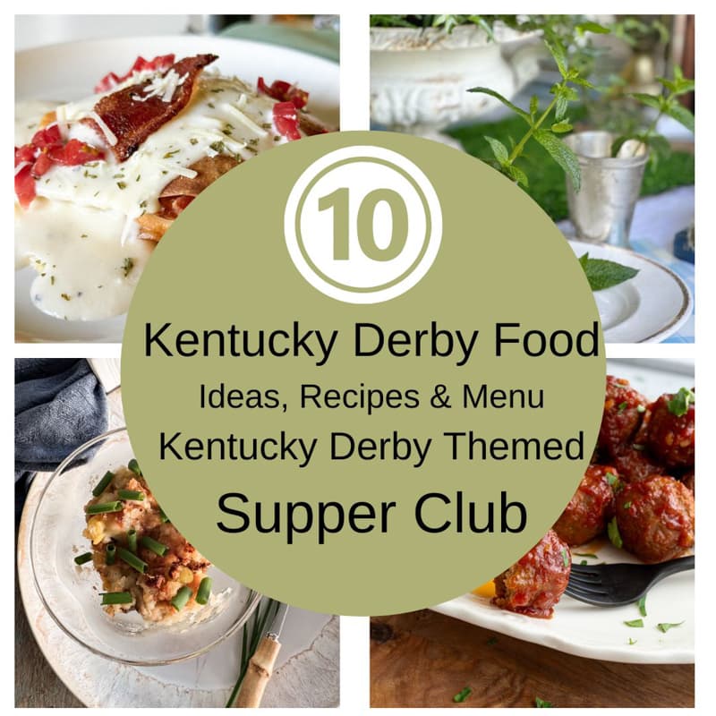 Kentucky Derby food ideas - 10 recipes and menu ideas for a Derby Day Party.