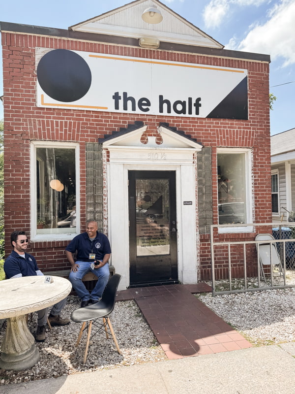 The Half restaurant located in historic Brooklyn Arts District in Wilmington, NC