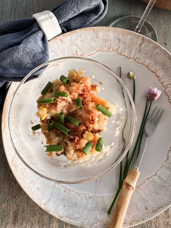 This Oyster Corn Casserole dish is packed with flavor and is sure to be a hit at any Kentucky Derby party menu 