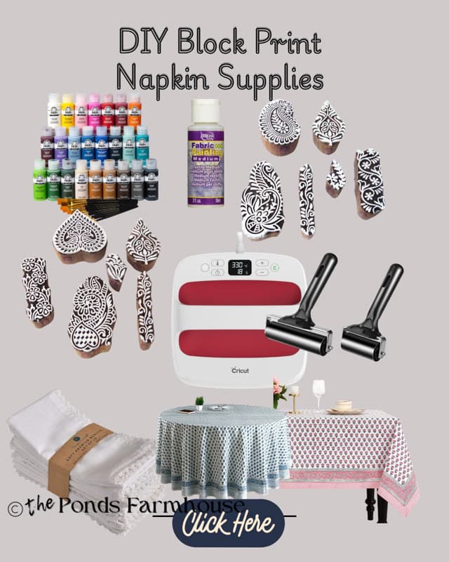 DIY Block Print Supplies