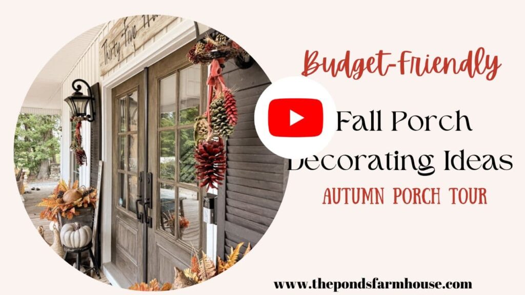 Fall porch tour budget-friendly decorating ideas for autumn